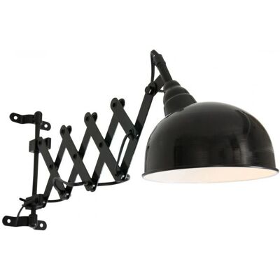 Lámpara de Pared Besselink - E27, 23cm, Negro Lámpara de Pared Besselink - E27, 23cm, Negro