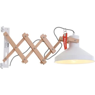 Sienna Lighting Sienna Woody Dome Wandlamp Wit Mat - Wandlamp Sienna Lighting Sienna Woody Dome Wandlamp Wit Mat - Wandlamp