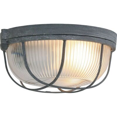 Sienna Lighting Sienna Lisanne Lámpara de Techo Empotrada - Metal, Gris, Vidrio, Lámpara de Techo Sienna Lighting Sienna Lisanne Lámpara de Techo Empotrada - Metal, Gris, Vidrio, Lámpara de Techo