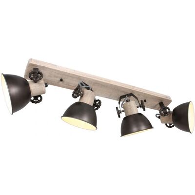 Sienna Lighting Sienna Gearwood Spotlight Bar - Industriell, Holz - Strahler Sienna Lighting Sienna Gearwood Spotlight Bar - Industriell, Holz - Strahler