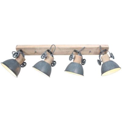 Mexlite 2729GR Grau E27 Spotlight 4x40W Dimmbar Mexlite 2729GR Grau E27 Spotlight 4x40W Dimmbar