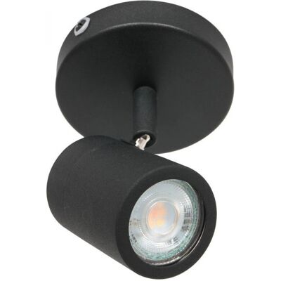 Foco GU10 Negro Mexlite 2486ZW Regulable - Focos Foco GU10 Negro Mexlite 2486ZW Regulable - Focos