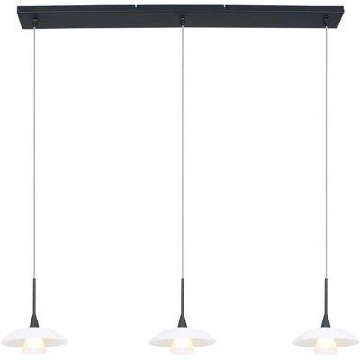 Sienna Lighting Sienna Tallerken Suspension Lampe - Noir - G9, 3 Ampoules, 2700K - Publicité Sienna Lighting Sienna Tallerken Suspension Lampe - Noir - G9, 3 Ampoules, 2700K - Publicité
