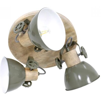 Foco Mexlite 3063G Verde con Madera Antigua - Foco Foco Mexlite 3063G Verde con Madera Antigua - Foco