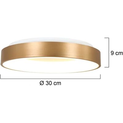 Steinhauer Ringlede - Lampada da Soffitto Moderna in Metallo 30cm Steinhauer Ringlede - Lampada da Soffitto Moderna in Metallo 30cm
