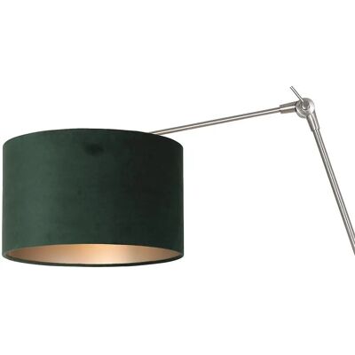 Sienna Lighting Sienna Prestige Chic Wandleuchte - Wandleuchte, Veloursgrün, Stahl gebürstet Sienna Lighting Sienna Prestige Chic Wandleuchte - Wandleuchte, Veloursgrün, Stahl gebürstet