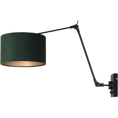 Sienna Lighting Prestige Chic Wandleuchte - Veloursgrün Sienna Lighting Prestige Chic Wandleuchte - Veloursgrün
