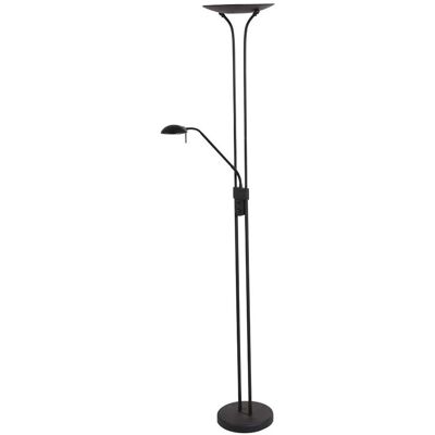 Lámpara de pie negra Mexlite Biron - Diseño moderno Lámpara de pie negra Mexlite Biron - Diseño moderno