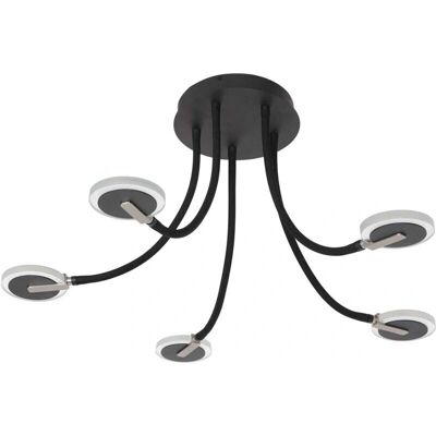 Steinhauer - 3375ZW - Zwart - 91,5 cm - Plafondlamp Steinhauer - 3375ZW - Zwart - 91,5 cm - Plafondlamp