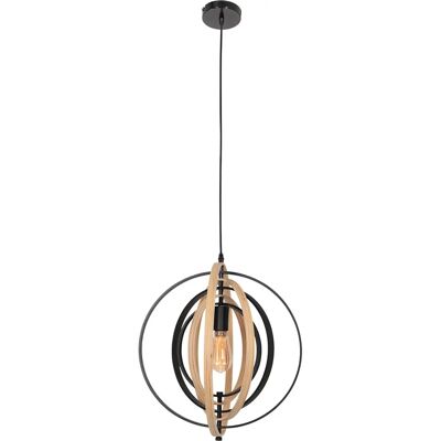 Suspension Anne Light & Home Bois Clair - Lampe suspendue - Publicité Suspension Anne Light & Home Bois Clair - Lampe suspendue - Publicité