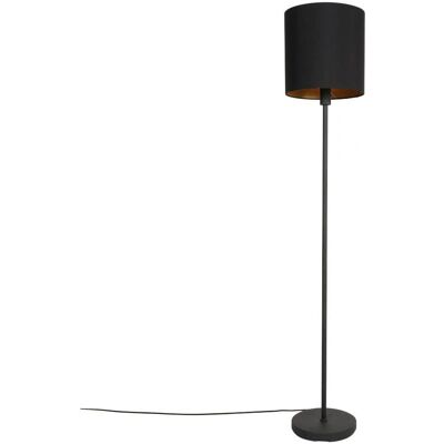 Lámpara de pie Mexlite Noor - negro, lino, 160cm - Lámpara de pie Lámpara de pie Mexlite Noor - negro, lino, 160cm - Lámpara de pie