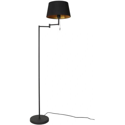 Lámpara de pie negra Mexlite - Regulable y moderna - 180cm Lámpara de pie negra Mexlite - Regulable y moderna - 180cm