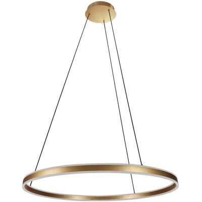 Lampada sospesa Ringlux di Steinhauer - Oro - Metallo - 80cm - Regolabile Lampada sospesa Ringlux di Steinhauer - Oro - Metallo - 80cm - Regolabile