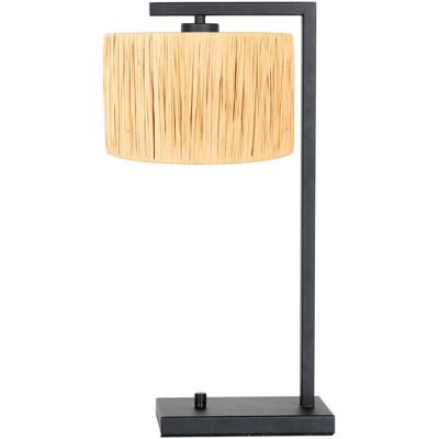 Lámpara de mesa negra Steinhauer Stang - Estilo bohemio - 51cm Lámpara de mesa negra Steinhauer Stang - Estilo bohemio - 51cm