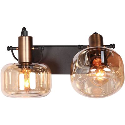 Lámpara de Pared Steinhauer - Bronce - E27 - Regulable - Interruptor de Pared - Moderna Lámpara de Pared Steinhauer - Bronce - E27 - Regulable - Interruptor de Pared - Moderna