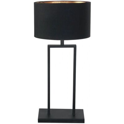 Lámpara de mesa negra de metal Steinhauer - 30cm - E27 - Estilo moderno Lámpara de mesa negra de metal Steinhauer - 30cm - E27 - Estilo moderno
