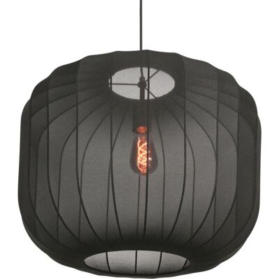 Anne Light & home - Sable - Negro - Lino - Lámpara de techo Anne Light & home - Sable - Negro - Lino - Lámpara de techo