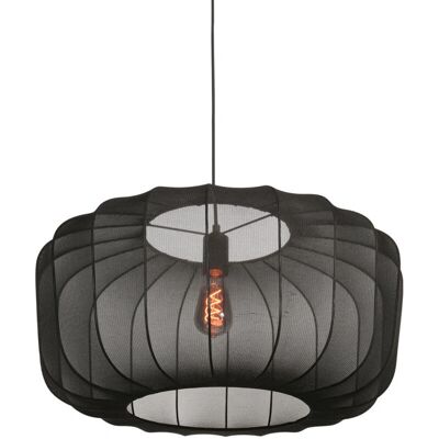 Steinhauer - Sable - Ø60 cm - linnen zwart - Plafondlamp Steinhauer - Sable - Ø60 cm - linnen zwart - Plafondlamp