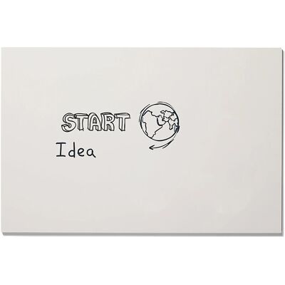 kaiserkraft Whiteboard, rahmenlos, Stahl, Weiß, 1480x980x3mm kaiserkraft Whiteboard, rahmenlos, Stahl, Weiß, 1480x980x3mm