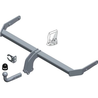 BRINK 646800 Anhängevorrichtung für Seat Arona - 1200kg, Schwarz BRINK 646800 Anhängevorrichtung für Seat Arona - 1200kg, Schwarz