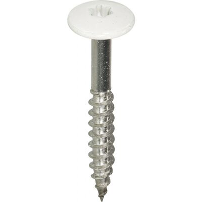 Toolstation RVS Witte Schroeven 4,8x38mm TX20 - Schroeven Toolstation RVS Witte Schroeven 4,8x38mm TX20 - Schroeven