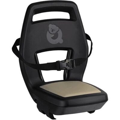 Qibbel Junior 6+ Kinderzitje Khaki zwart/zand - Voor kinderen 6+ jaar Qibbel Junior 6+ Kinderzitje Khaki zwart/zand - Voor kinderen 6+ jaar