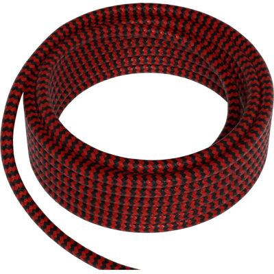 Cavo decorativo in tessuto Calex - 2x0.75mm2, 3m, Nero/Rosso Cavo decorativo in tessuto Calex - 2x0.75mm2, 3m, Nero/Rosso