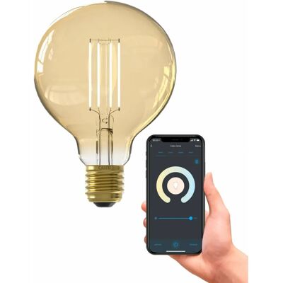 Calex Ampoule LED intelligente E27 dimmable - 1800K-3000K - Publicité Calex Ampoule LED intelligente E27 dimmable - 1800K-3000K - Publicité