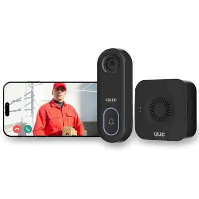 Sonnette vidéo intelligente Calex - Full HD, Wi-Fi, Détection de mouvement - Publicité Sonnette vidéo intelligente Calex - Full HD, Wi-Fi, Détection de mouvement - Publicité