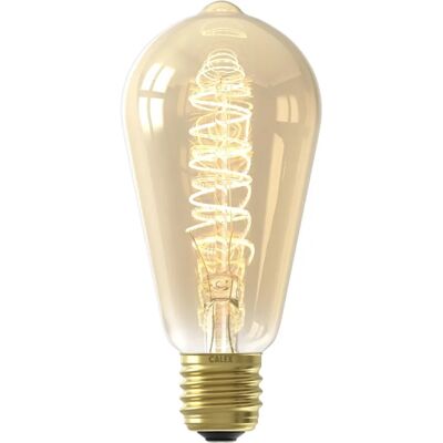 Calex LED Krullende Filament G125 Dimbare Lamp - Vintage Stil Calex LED Krullende Filament G125 Dimbare Lamp - Vintage Stil