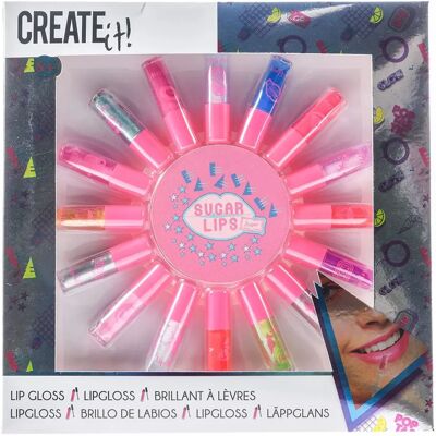 Set de Gloss à Paillettes Create It! Poptastic Multicolore - Publicité Set de Gloss à Paillettes Create It! Poptastic Multicolore - Publicité