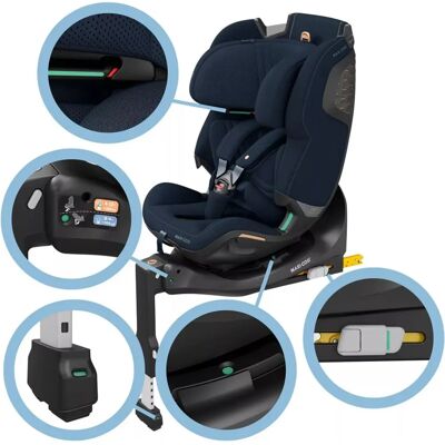 Maxi-Cosi Emerald 360 Pro Niebieski Fotel Samochodowy - Bezpieczeństwo Dziecka Maxi-Cosi Emerald 360 Pro Niebieski Fotel Samochodowy - Bezpieczeństwo Dziecka
