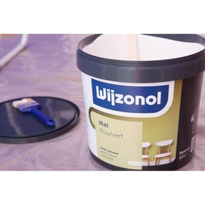 Wijzonol Muurverf Mat - Gemengde kleur 10L - Binnen Wijzonol Muurverf Mat - Gemengde kleur 10L - Binnen