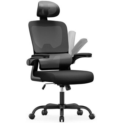 BIGZZIA Office Chair Ergonomic with Adjustable Lumbar Support - Reclining & Height - Desk Chair BIGZZIA Office Chair Ergonomic with Adjustable Lumbar Support - Reclining & Height - Desk Chair