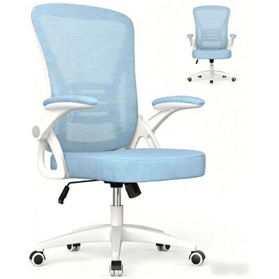 BIGZZIA - Ergonomique - 92-102 cm - Bleu - Chaise de bureau - Publicité BIGZZIA - Ergonomique - 92-102 cm - Bleu - Chaise de bureau - Publicité