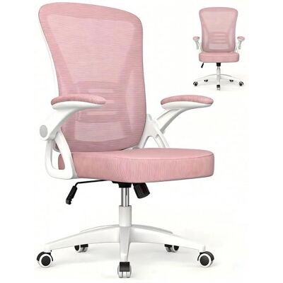 BIGZZIA - Ergonomic Chair - Rose - Office chair - Publicité BIGZZIA - Ergonomic Chair - Rose - Office chair - Publicité