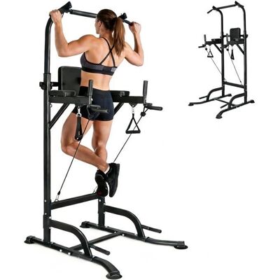 BIGZZIA - Pull-Up Station - Hauteur 175-240 cm - Publicité BIGZZIA - Pull-Up Station - Hauteur 175-240 cm - Publicité