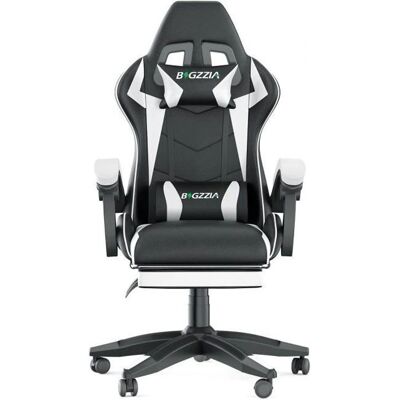 BIGZZIA - Sedia Ergonomica con Poggiapiedi - Ergonomica - Règlable - Gaming chair - Publicité BIGZZIA - Sedia Ergonomica con Poggiapiedi - Ergonomica - Règlable - Gaming chair - Publicité