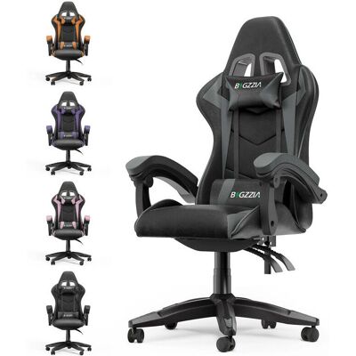 BIGZZIA Gaming Chair - Ergonomic Girevole PU Racing Seat - Gaming Chair BIGZZIA Gaming Chair - Ergonomic Girevole PU Racing Seat - Gaming Chair