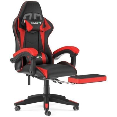 BIGZZIA - Gaming Chair - Repose-pieds - Ergonomique - Chaise - Publicité BIGZZIA - Gaming Chair - Repose-pieds - Ergonomique - Chaise - Publicité