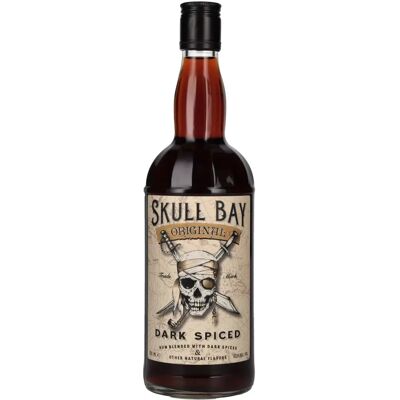 Rhum Épicé Sombre Skull Bay - 37,5% vol - 0,7l - Publicité Rhum Épicé Sombre Skull Bay - 37,5% vol - 0,7l - Publicité