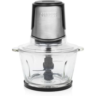 Princess 221052 - Noir, Acier inoxydable, Transparent - Hachoir alimentaire - Publicité Princess 221052 - Noir, Acier inoxydable, Transparent - Hachoir alimentaire - Publicité