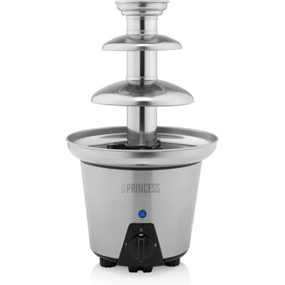 Fontana di cioccolato in acciaio inossidabile Princess - 3 livelli, 0,7L, 90W, per dessert Fontana di cioccolato in acciaio inossidabile Princess - 3 livelli, 0,7L, 90W, per dessert