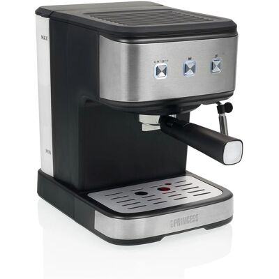 Máquina de Espresso Princess - Preto / Prata - Cafeteira Máquina de Espresso Princess - Preto / Prata - Cafeteira