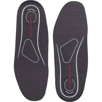 Semelles ergonomiques premium Dunlop pour hommes et femmes - Noir - Taille 7 UK/EU 41 - Publicité Semelles ergonomiques premium Dunlop pour hommes et femmes - Noir - Taille 7 UK/EU 41 - Publicité