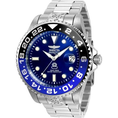 Invicta 21865 Men Blue Dial Stainless Steel Watch - Watches Invicta 21865 Men Blue Dial Stainless Steel Watch - Watches