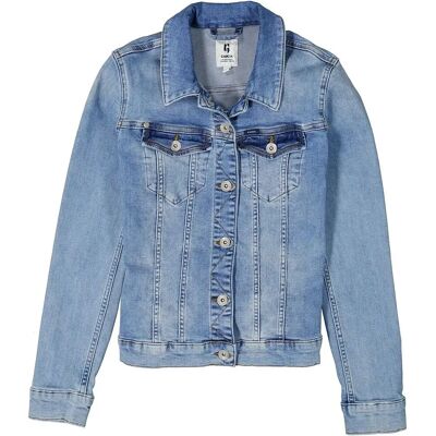 Giacca di jeans GARCIA Sofia usata chiara - Jeans jacket Giacca di jeans GARCIA Sofia usata chiara - Jeans jacket