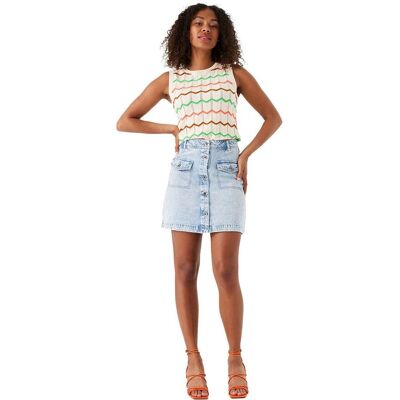 Jupe en Denim Garcia P40322 Multicolore XS - Jupe - Publicité Jupe en Denim Garcia P40322 Multicolore XS - Jupe - Publicité