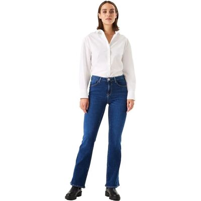 GARCIA Celia Flare Bleu Foncé Taille Haute Jean - Jeans - Publicité GARCIA Celia Flare Bleu Foncé Taille Haute Jean - Jeans - Publicité