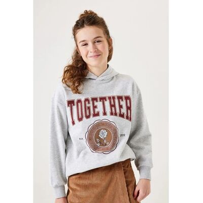 Garcia T42661 Sweat pour Filles - Gris 14-15 Ans - Publicité Garcia T42661 Sweat pour Filles - Gris 14-15 Ans - Publicité